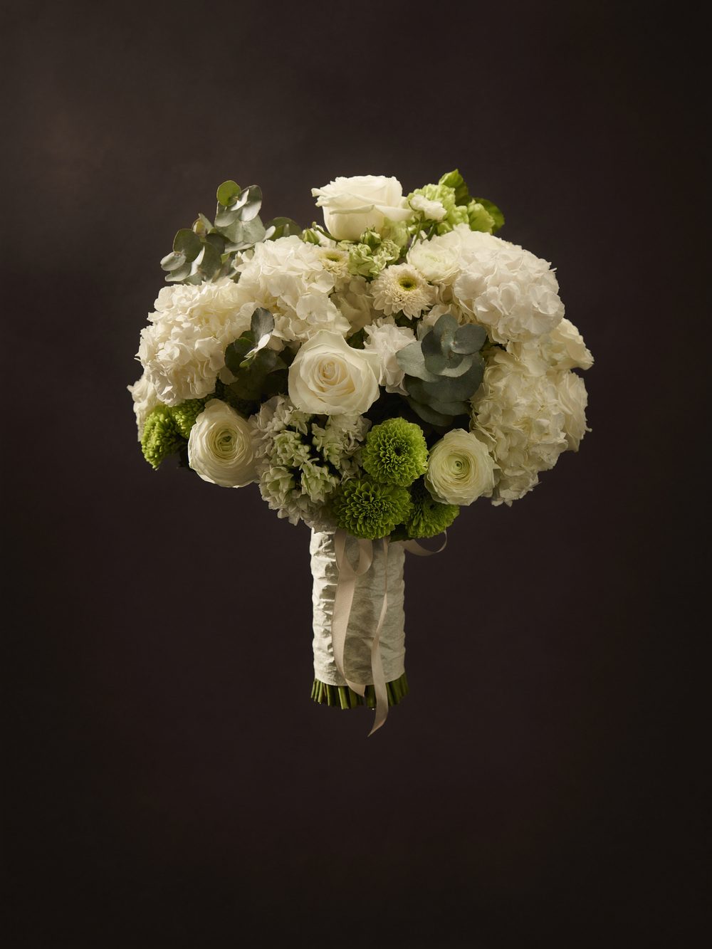 Example bouquet in the chosen colours